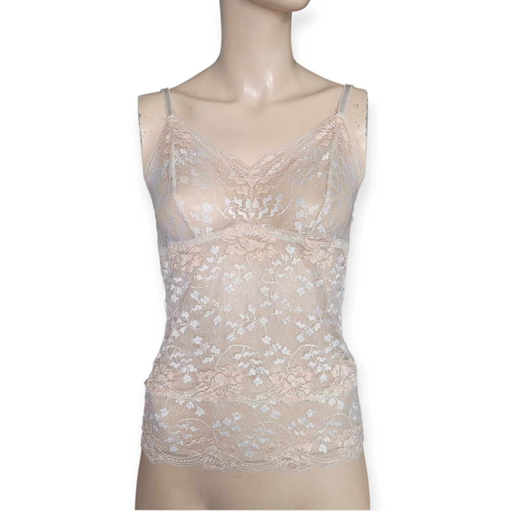 Vintage Floral Lace Camisole in Cream